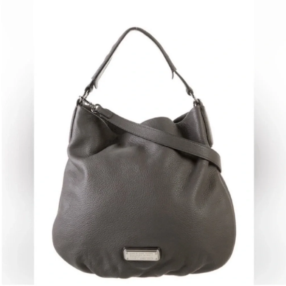 Marc by Marc Jacobs Classic Q Hillier Pebble Leather Hobo Shoulder Bag